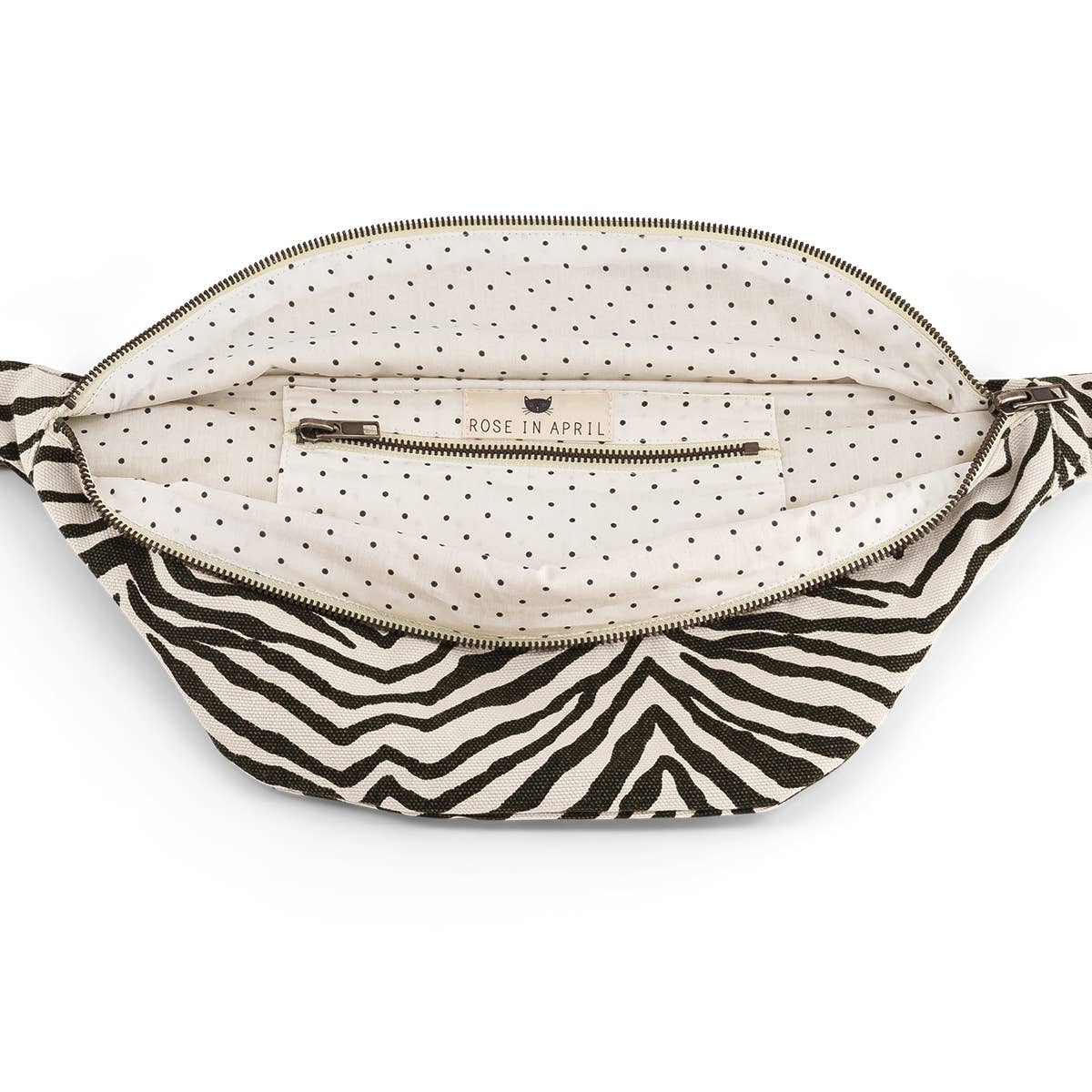 Bauchtasche Elisa Zebra Beige
