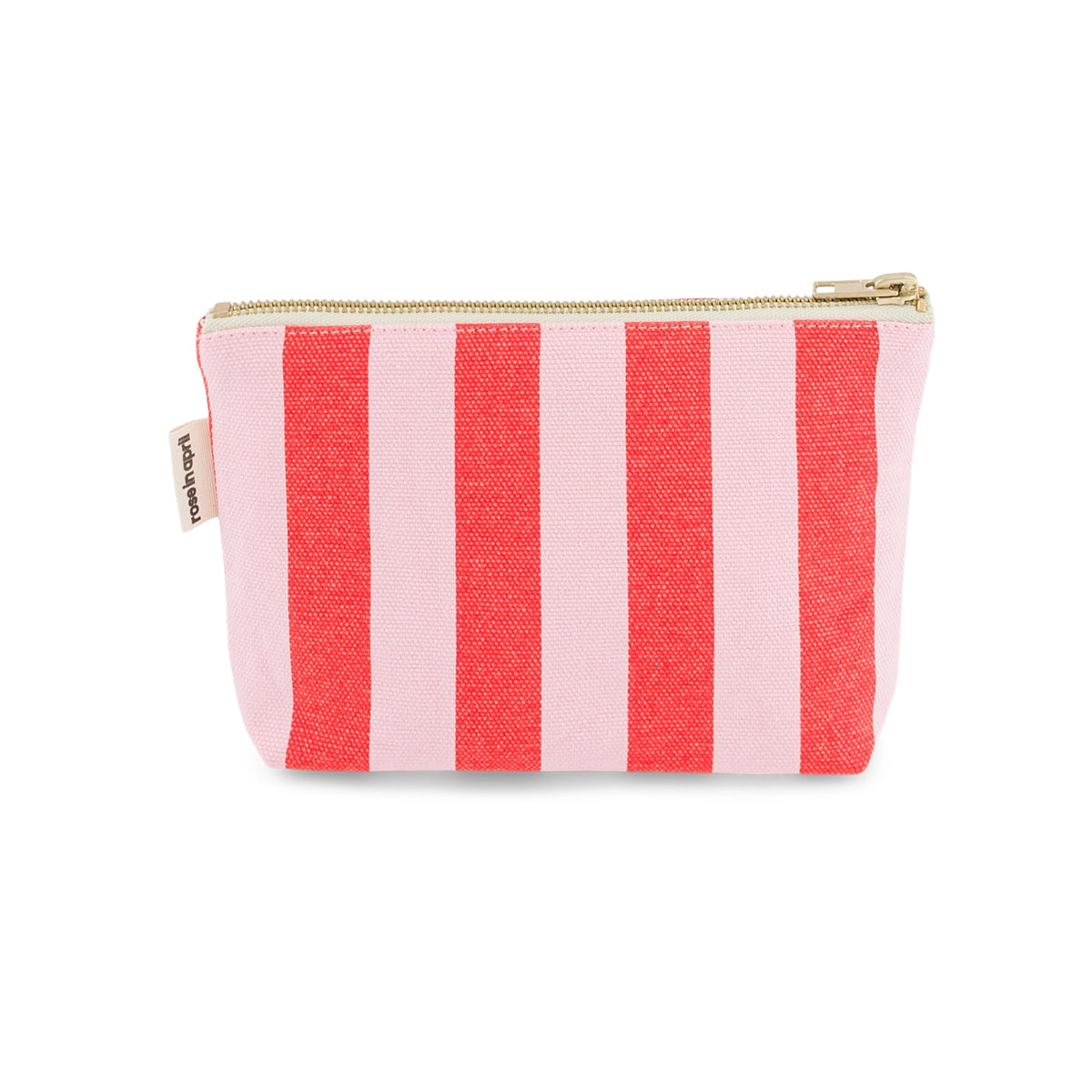Kulturbeutel Sophia Streifen Tomate Candy Pink