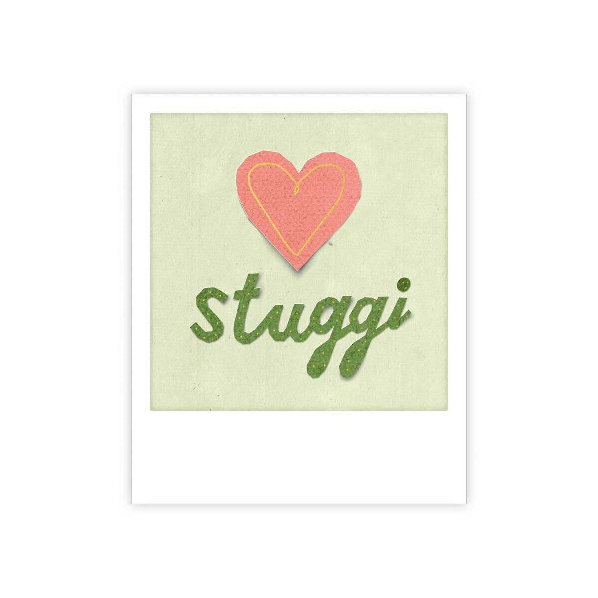 Kleine Postkarte - Stuggi