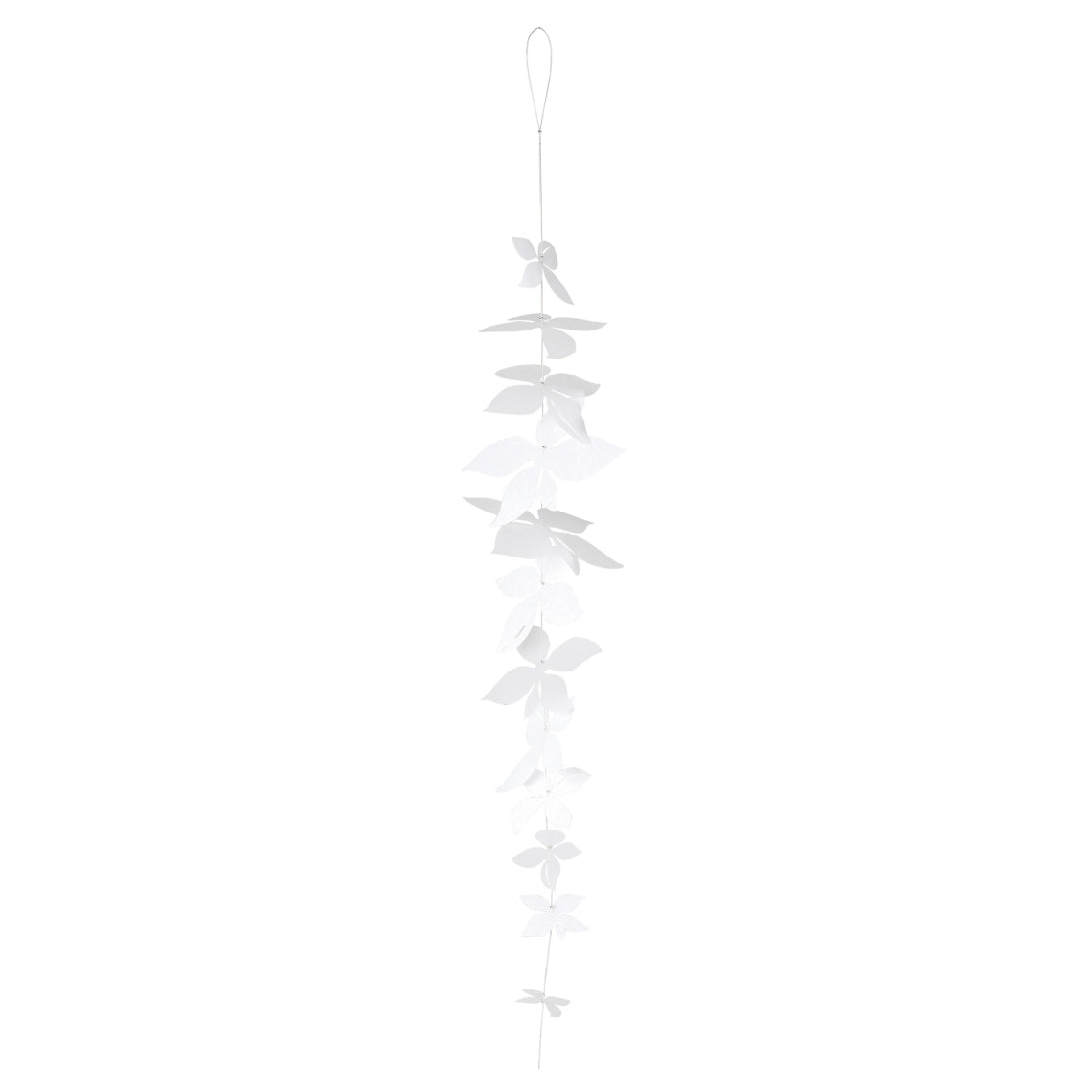 Papierkette white blossom
