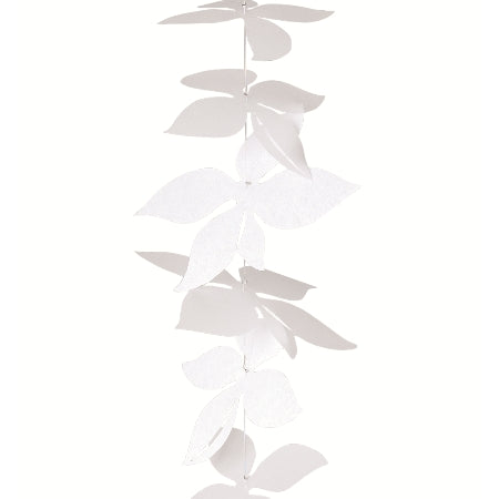 Papierkette white blossom