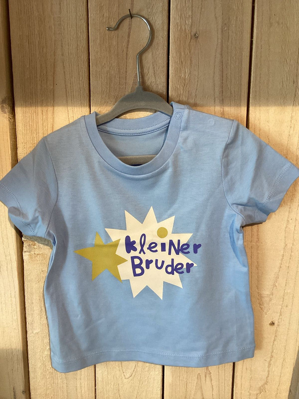Geschwistershirt kleiner Bruder blue soul