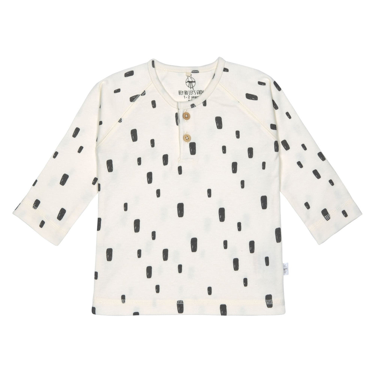 Baby Langarmshirt Bricks Milky