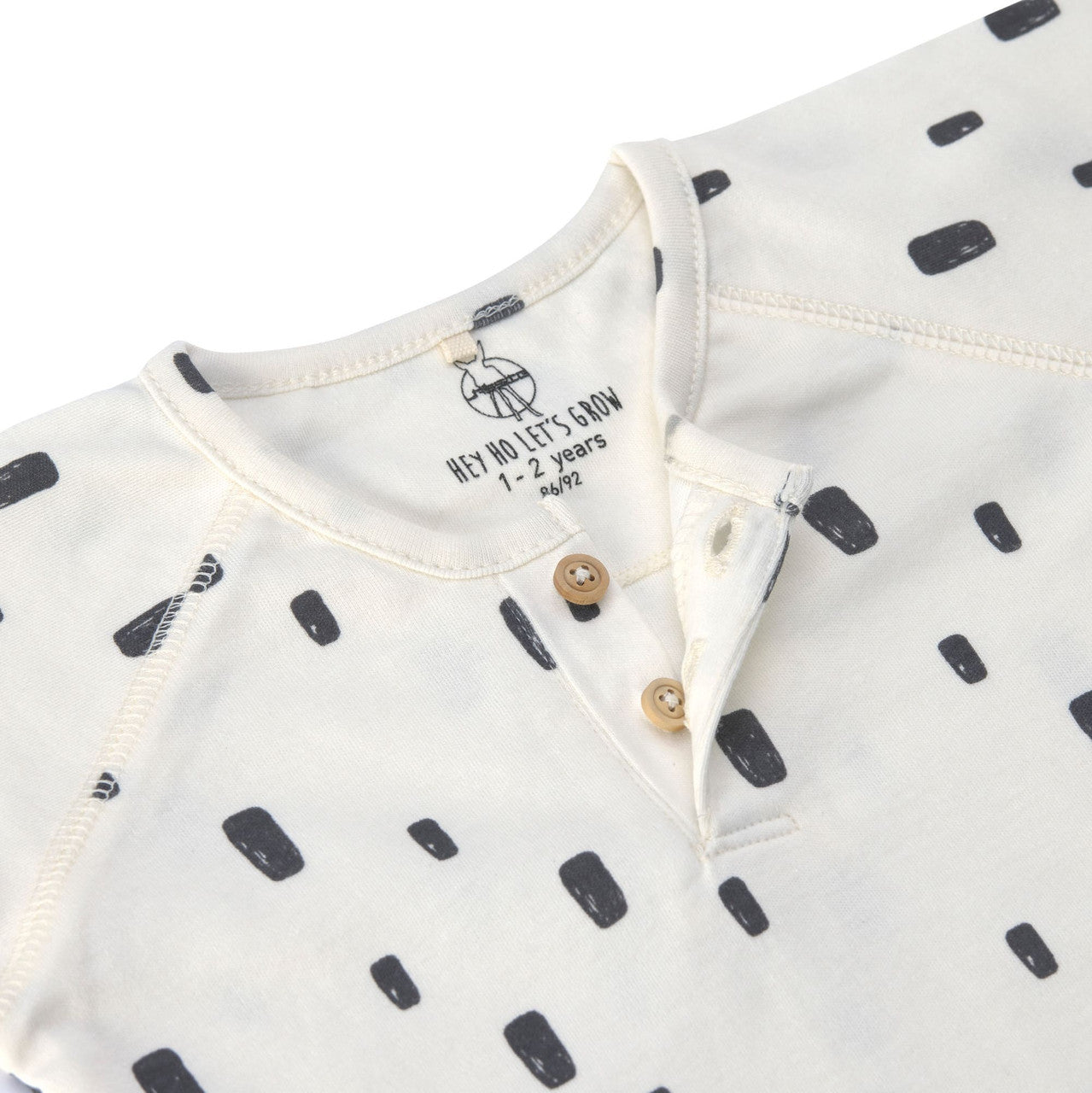 Baby Langarmshirt Bricks Milky