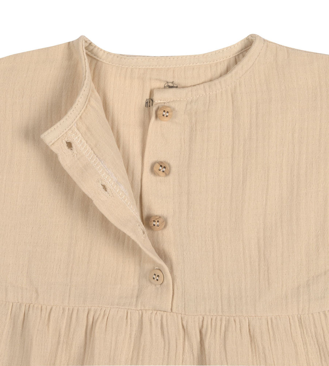 Kinderkleid GOTS Natur beige