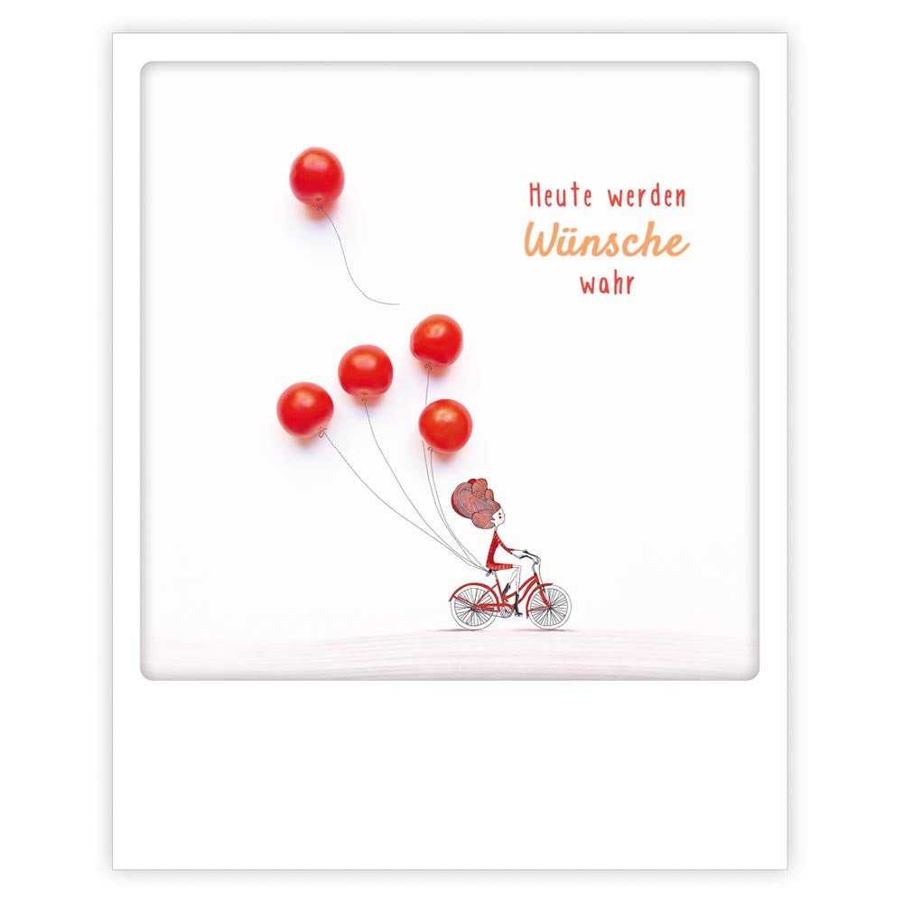 Photo Postkarte - Heute werden Wünsche wahr