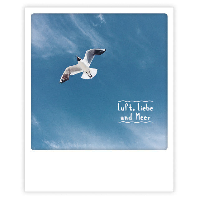 Photo Postkarte - Luft, Liebe und Meer