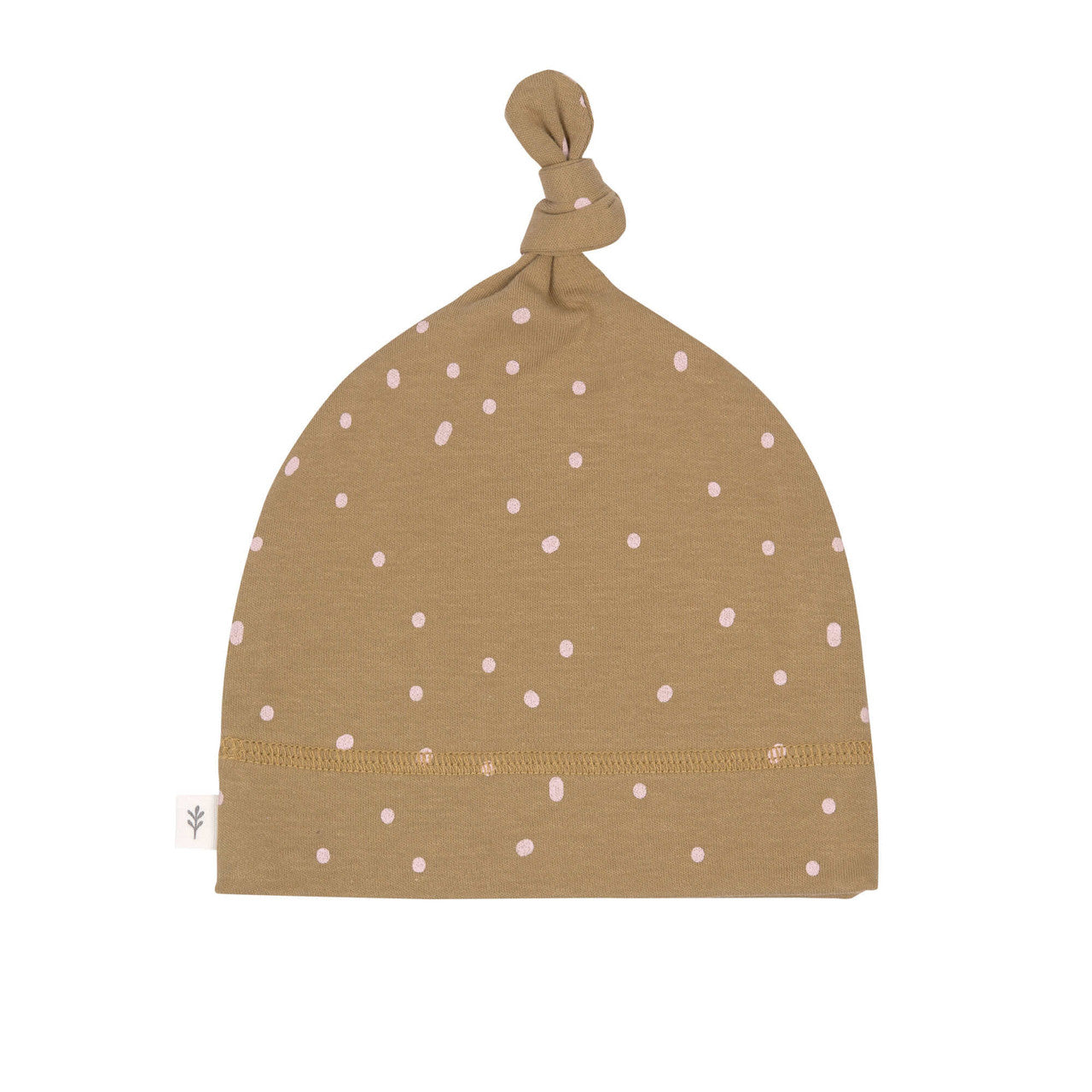 Babymütze Beanie Dots Curry