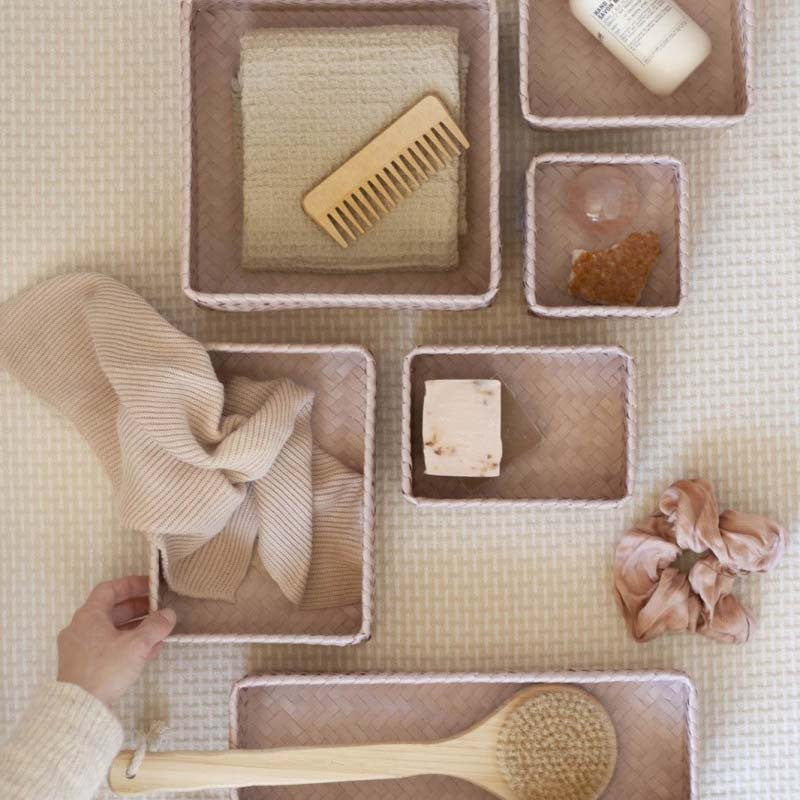 Aufbewahrungskorb FIT long copper blush