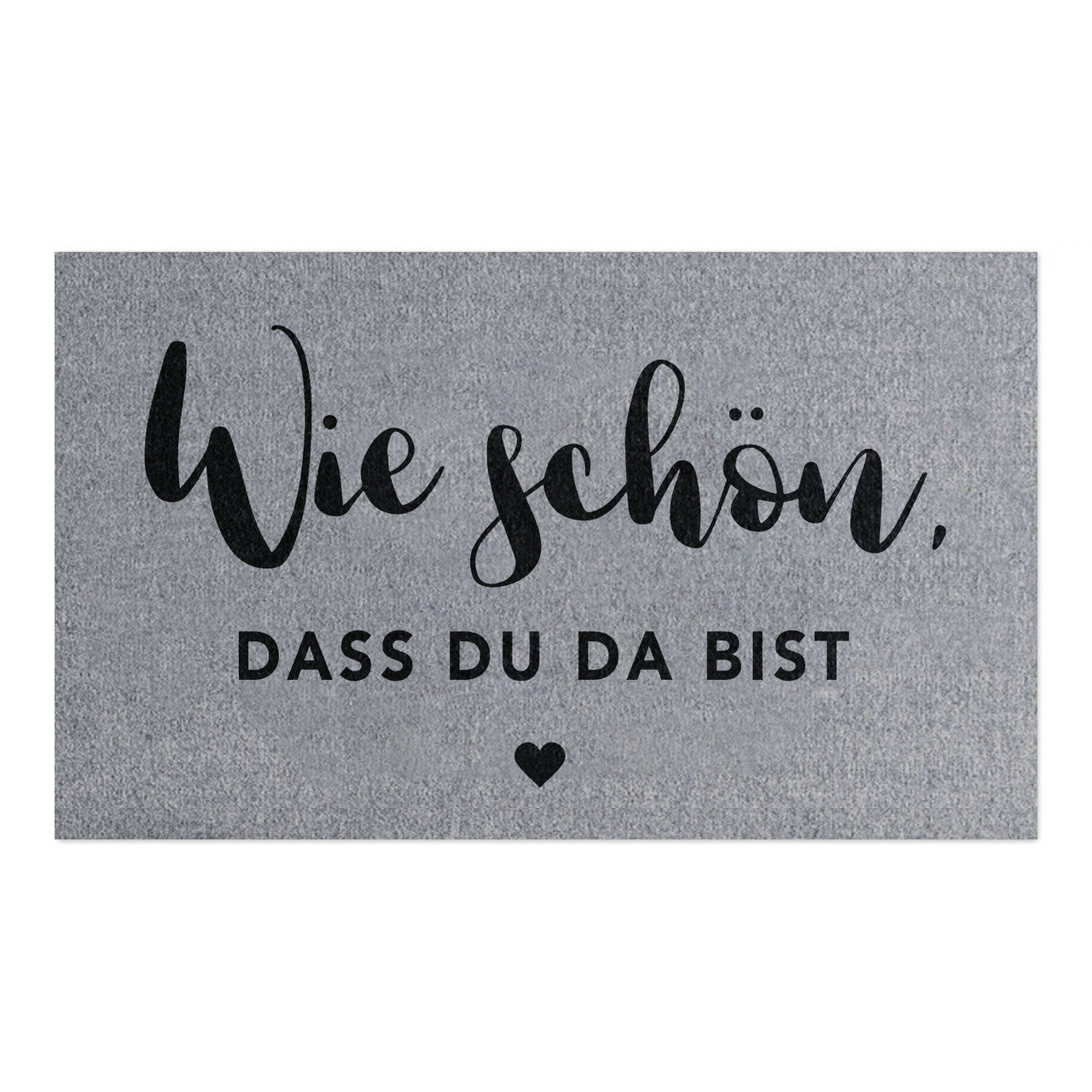 Waschbare Fußmatte Wie Schön Grau 75 x 45 cm