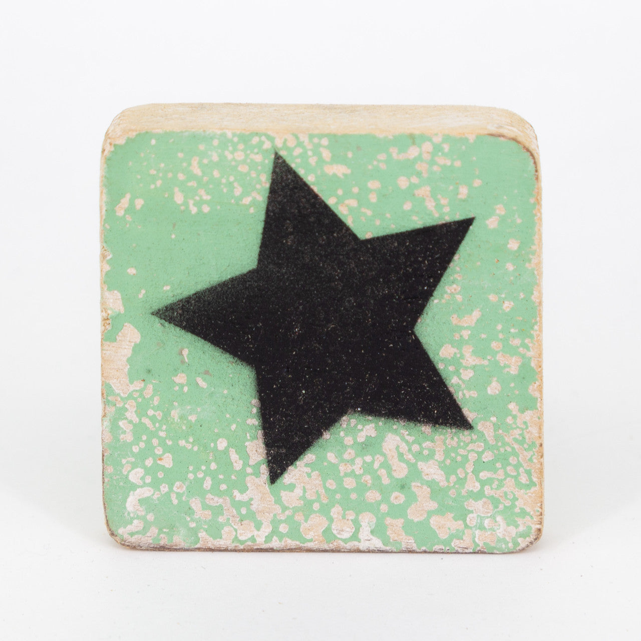 Holzsymbol - Stern - im Scrabble-Style