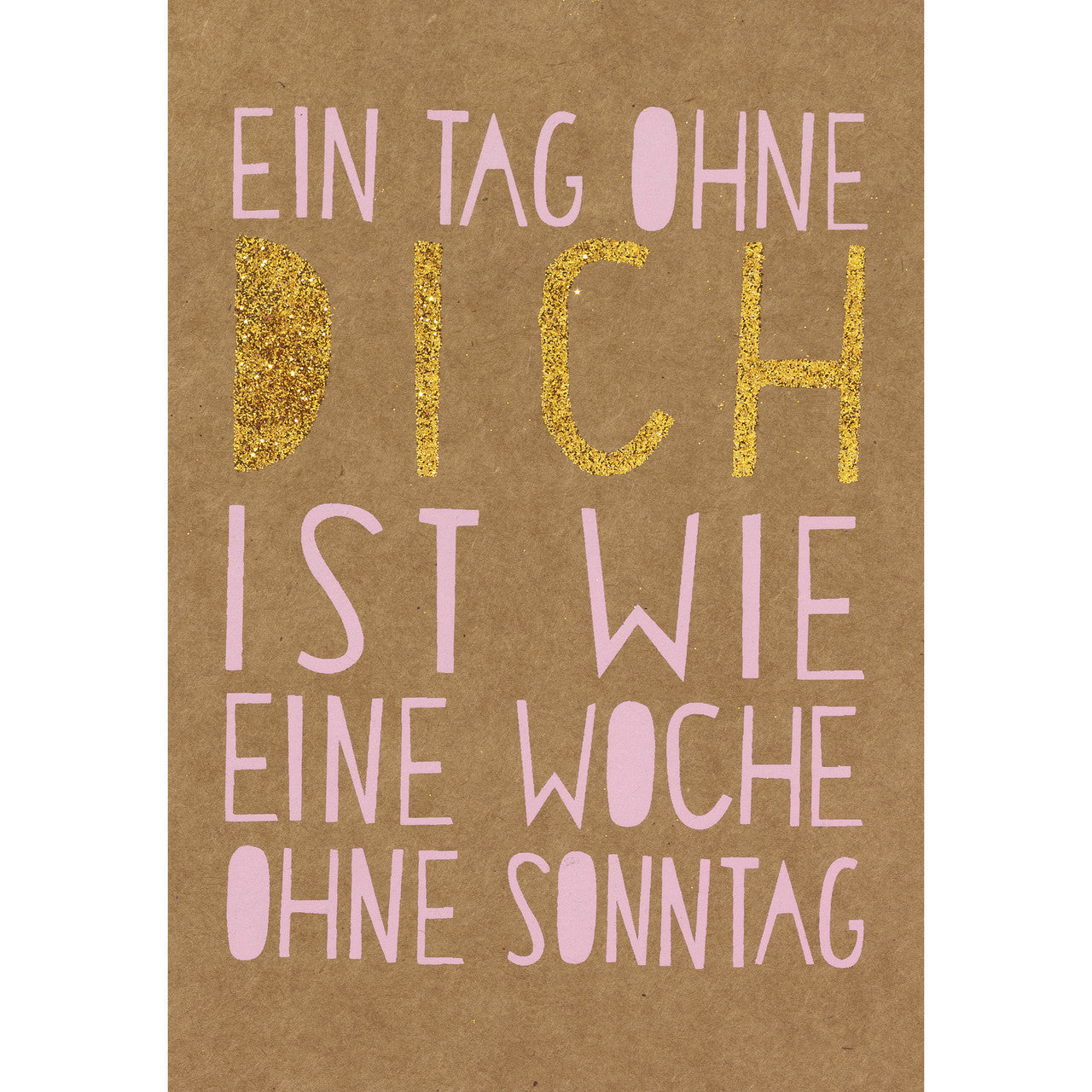 Karte Ein Tag ohne Dich