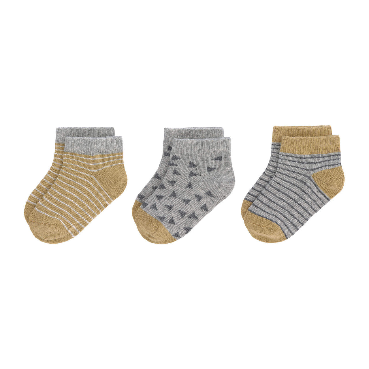 Kinder Sneaker Socken Curry - 3er-Pack
