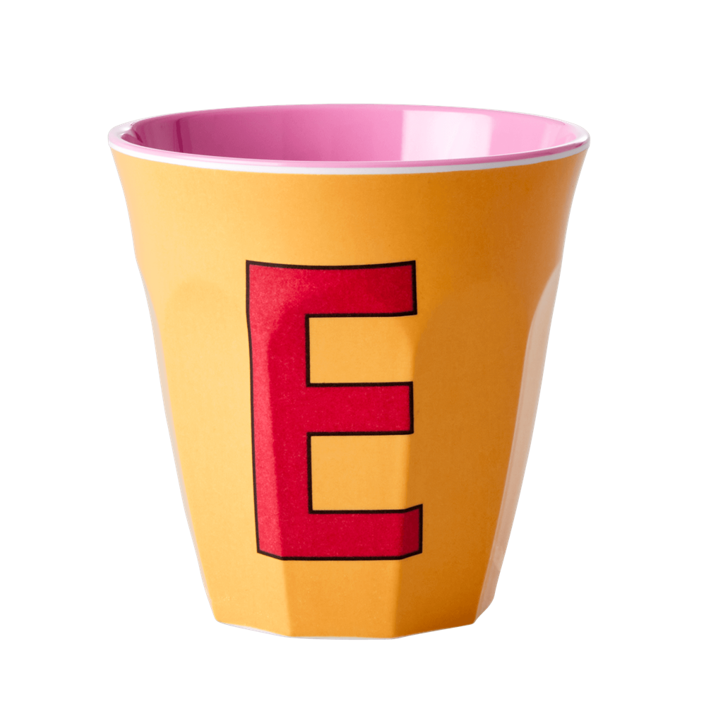 Buchstabenbecher Apricot E