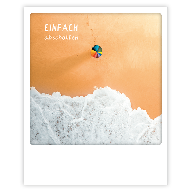 Photo Postkarte - Einfach abschalten