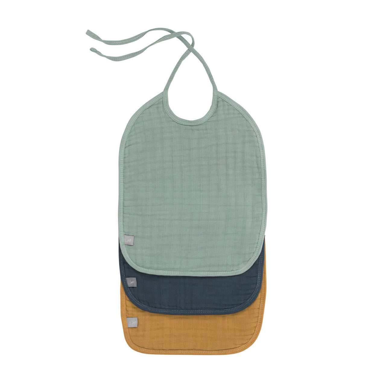 Mull Lätzchen Muslin BibGreen - 3 Stk