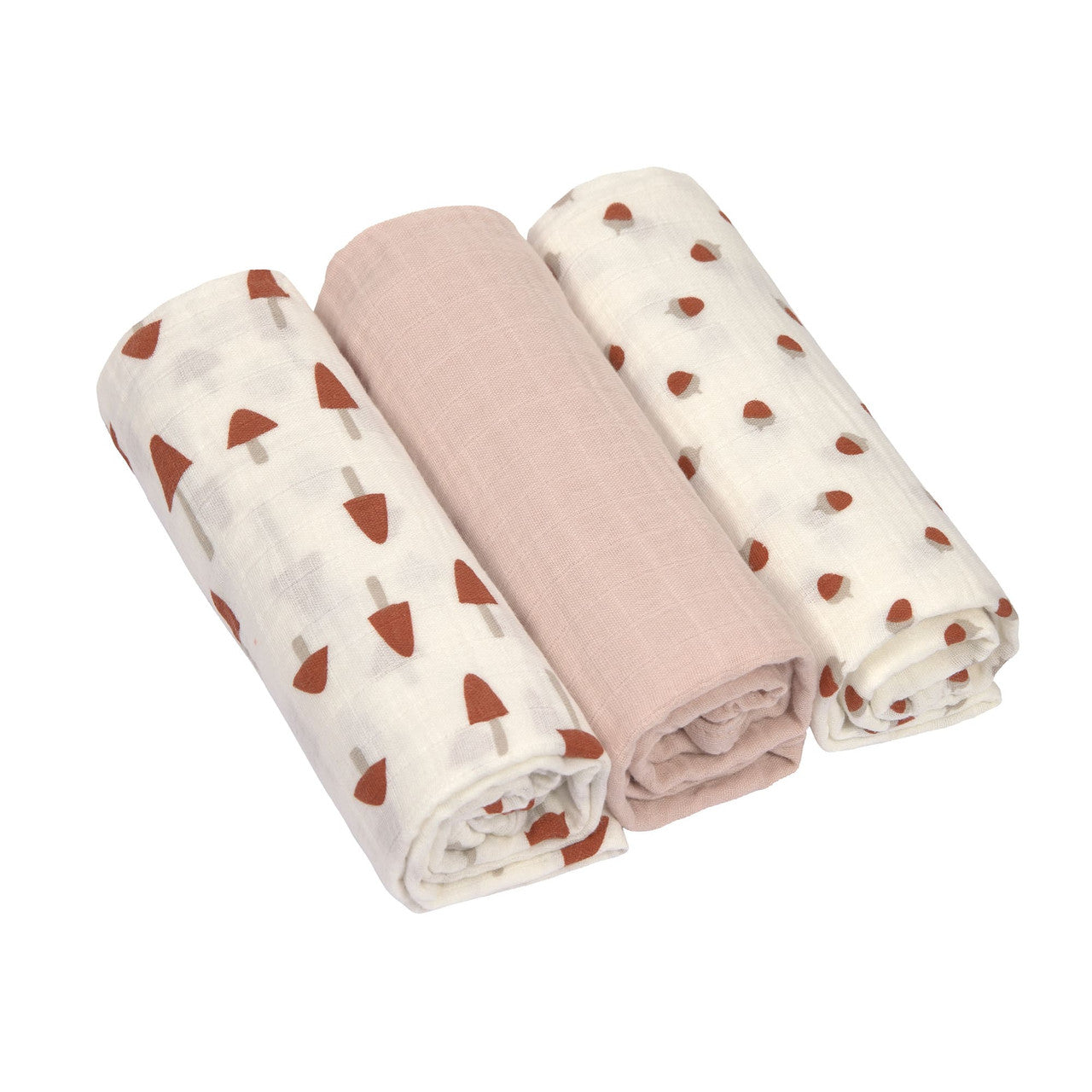 Spucktuch - altrosa - Swaddle & Burp Blanket L - Lässig