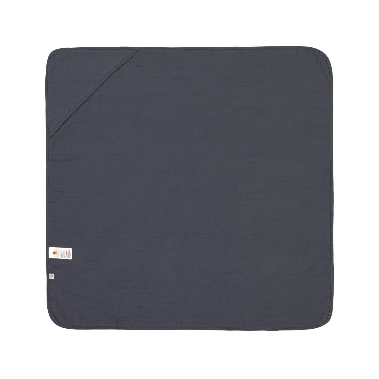 Kinder Kapuzenhandtuch aus Muslin Navy