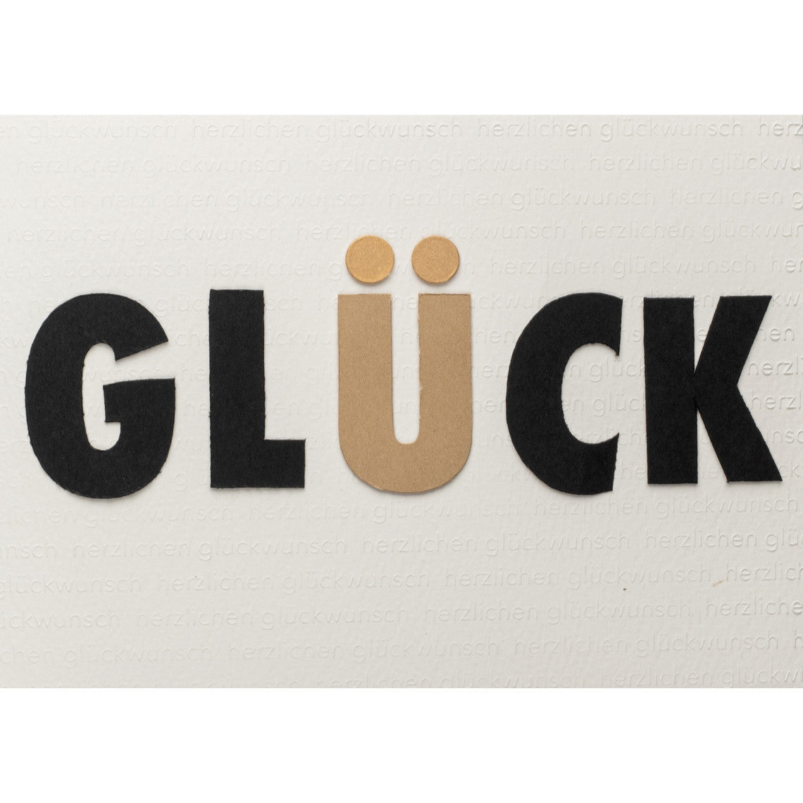 Karte Glück