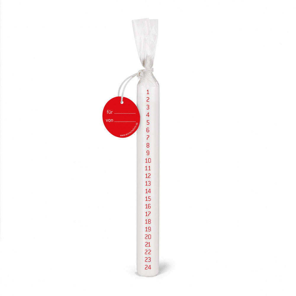 Weihnachtslicht-Kerze - Adventslicht 1-24