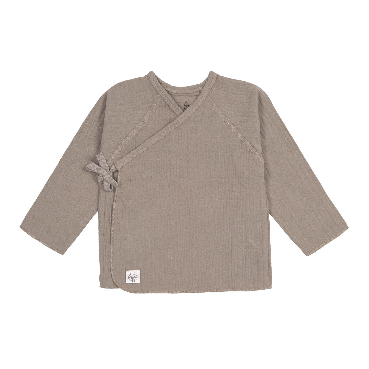 Baby Wickelshirt GOT taupe grau