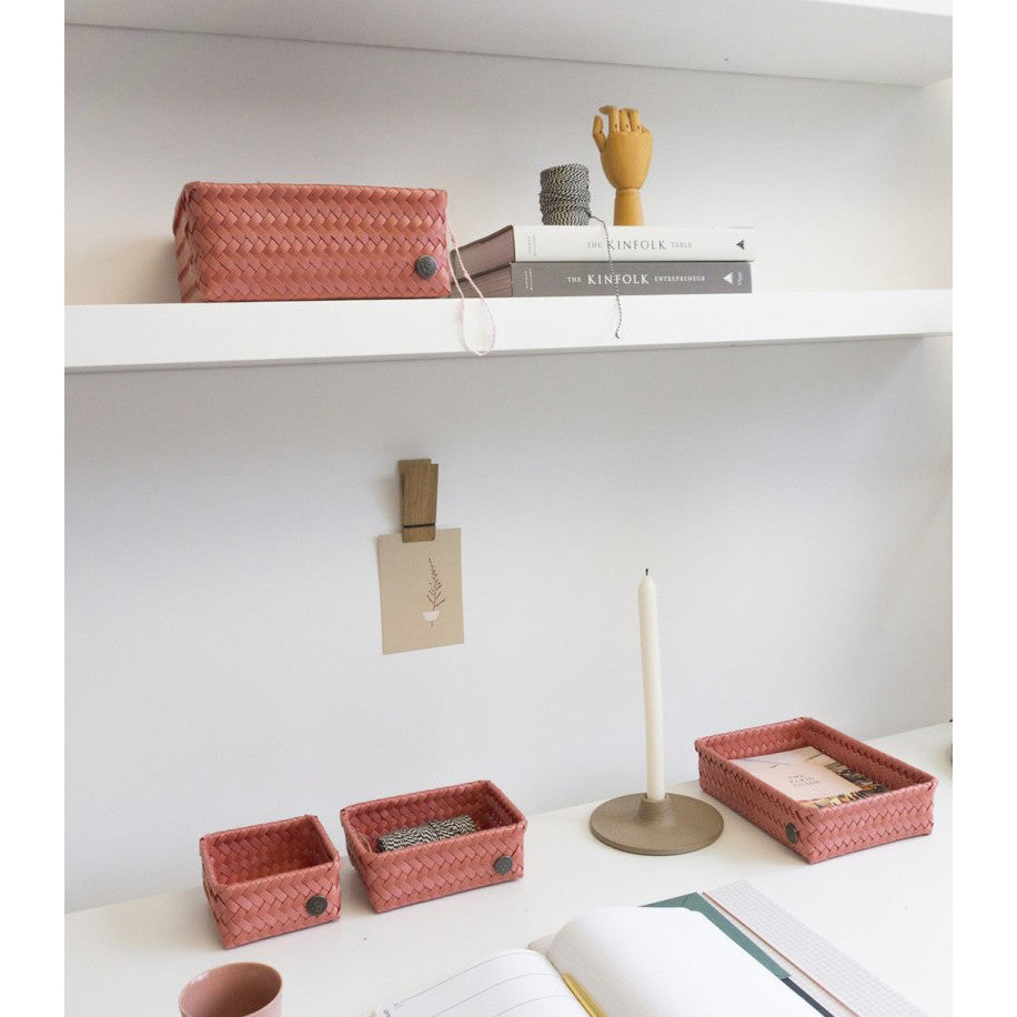 Aufbewahrungskorb FIT medium high rust