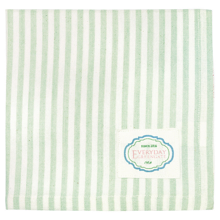 Stoffserviette Alice stripe pale green
