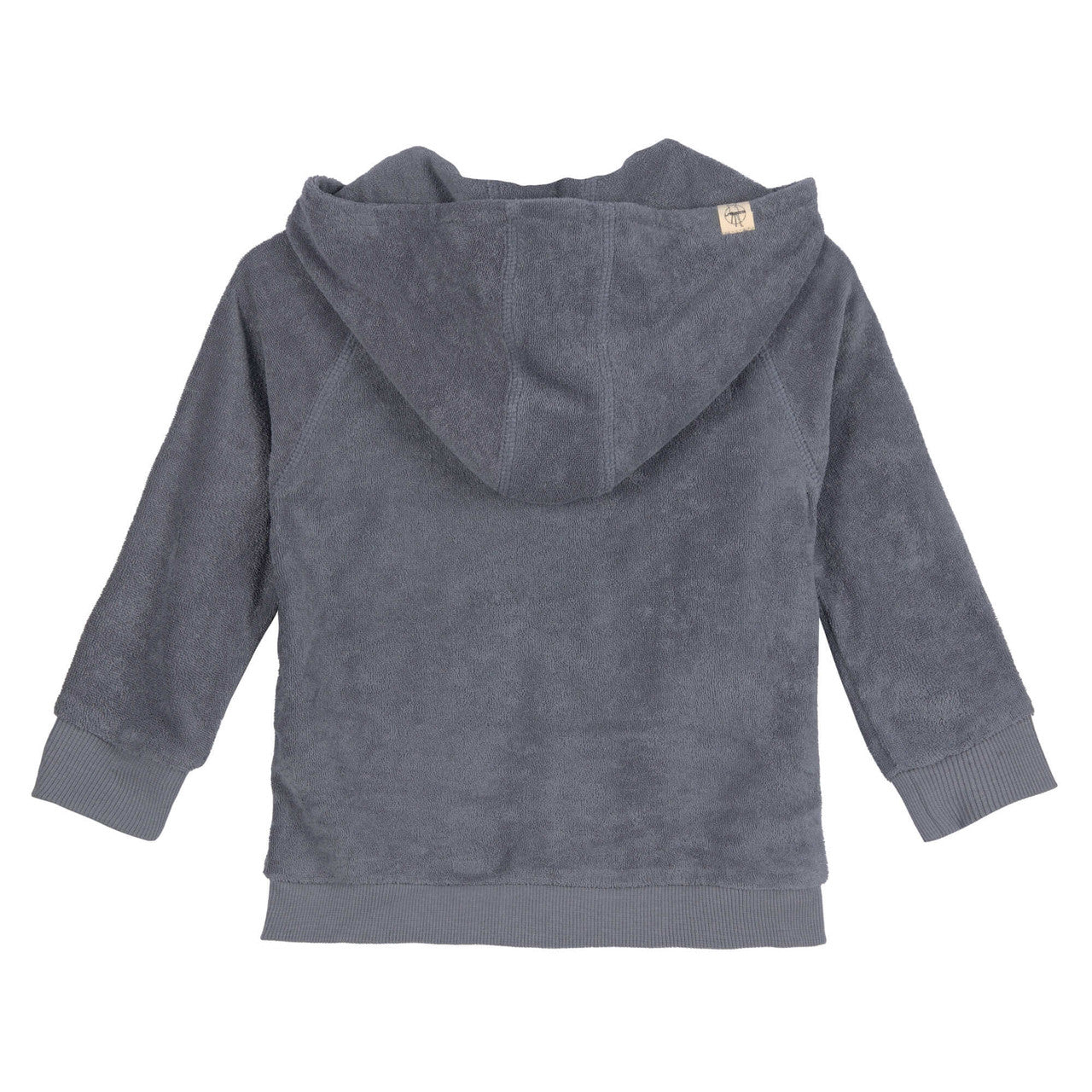 Frottee Jacke Kinder Anthrazit