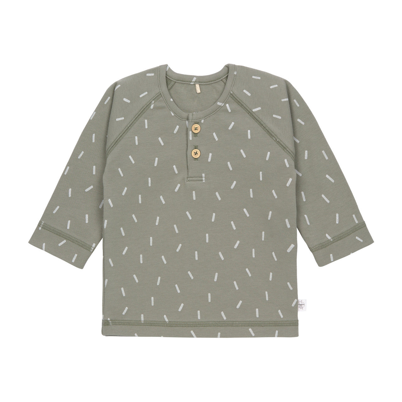 Baby Langarmshirt Spreckles olive