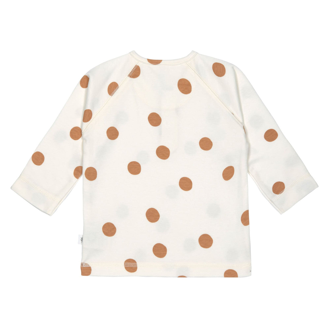 Baby Langarmshirt Big Dots Milky