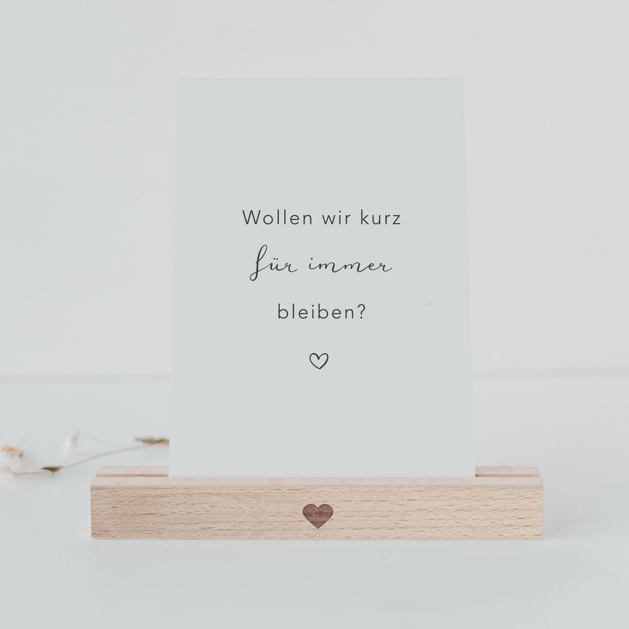 Postkarte - Für immer bleiben