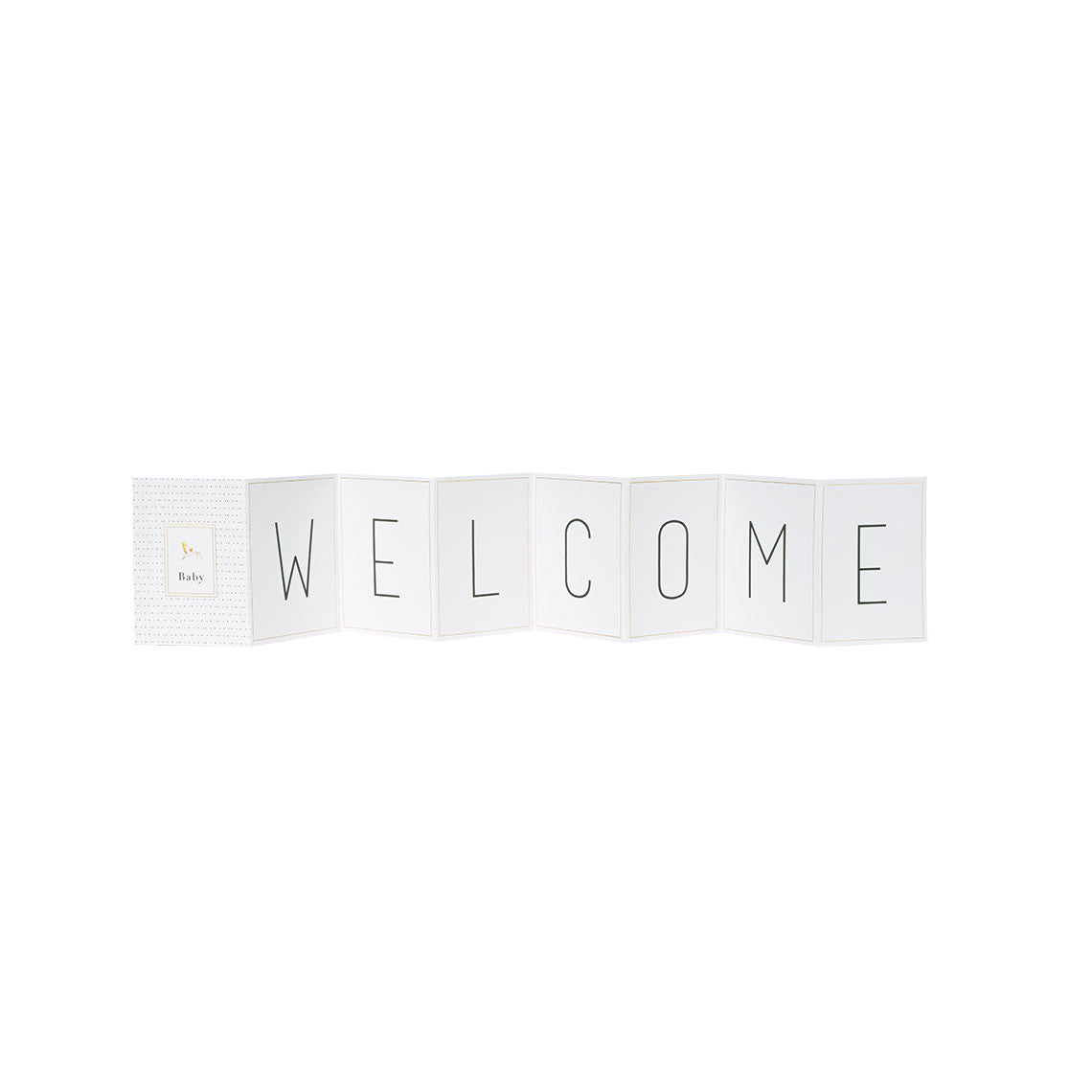 Leporellokarte Baby Welcome