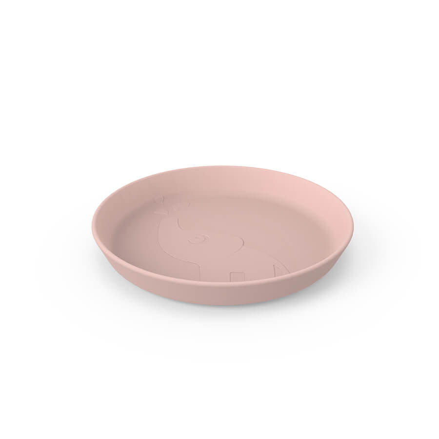 Kinderteller rosa Kiddish plate