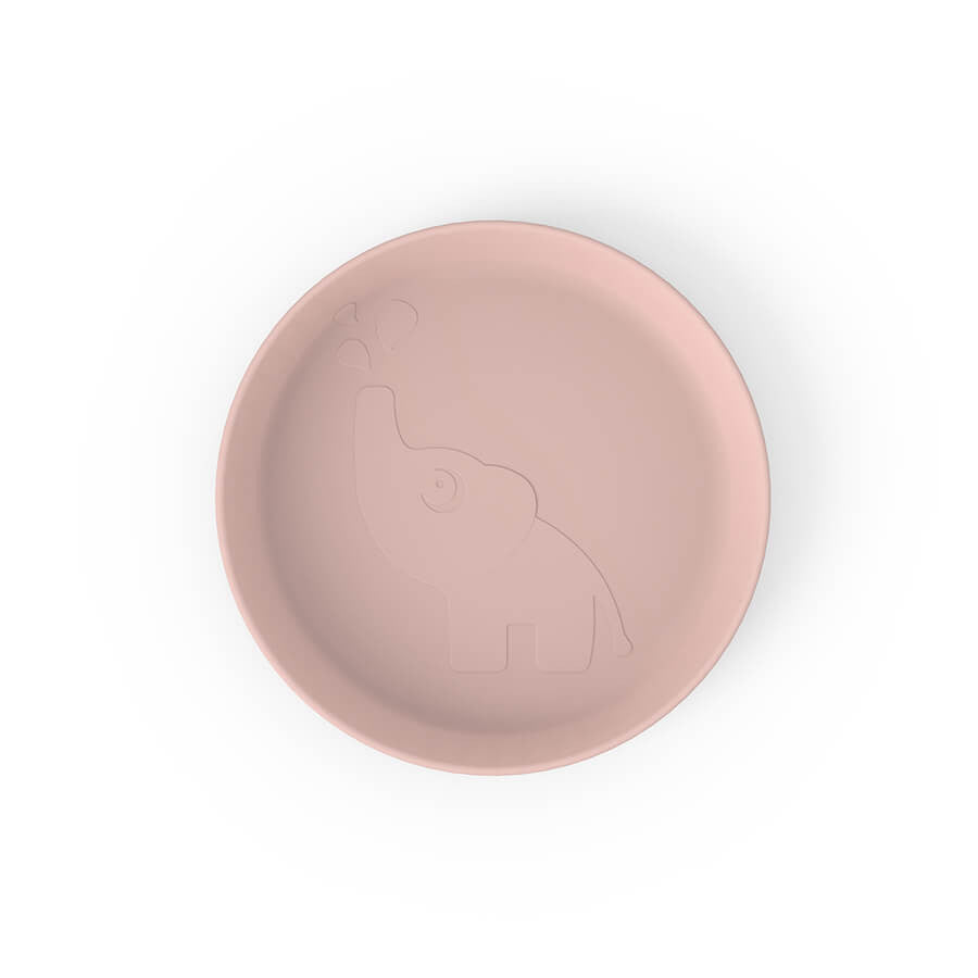 Kinderteller rosa Kiddish plate
