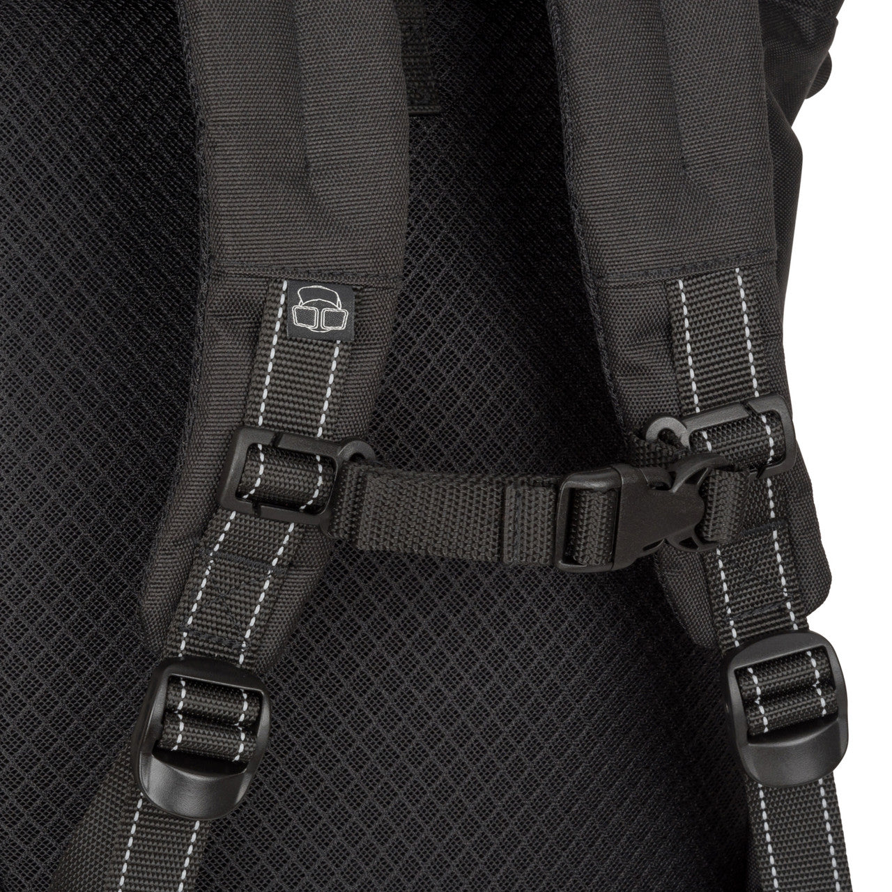 Kinderrucksack Rolltop Aaron schwarz
