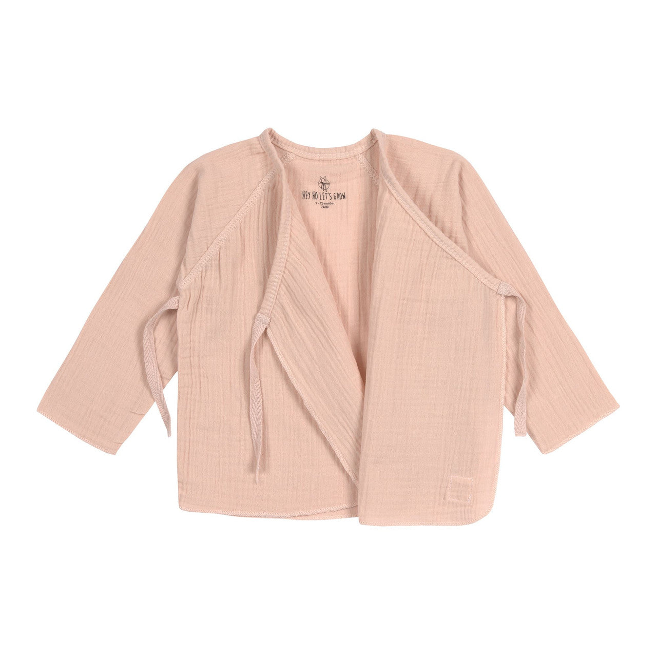 Baby Wickelshirt GOTS Powder Pink
