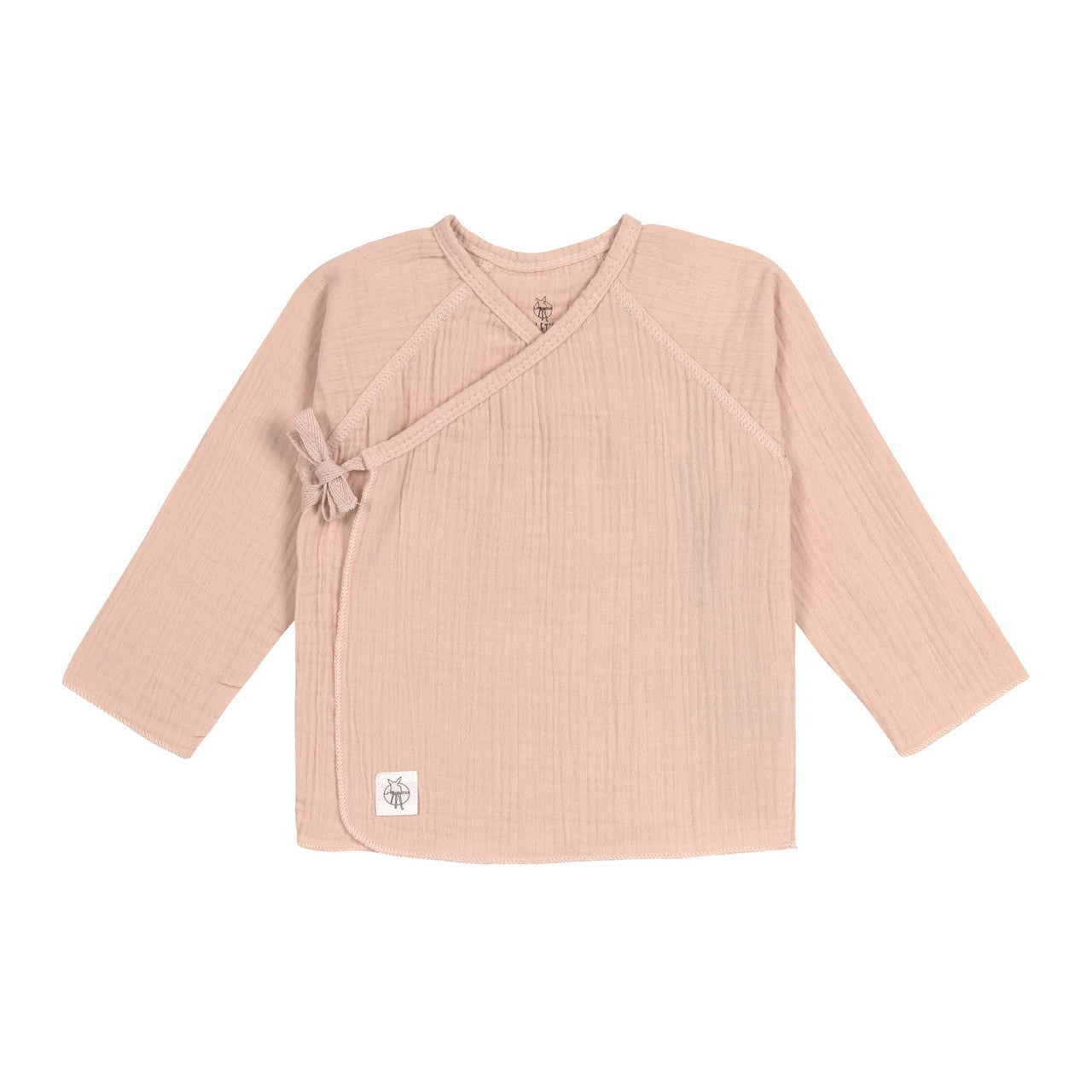 Baby Wickelshirt GOTS Powder Pink