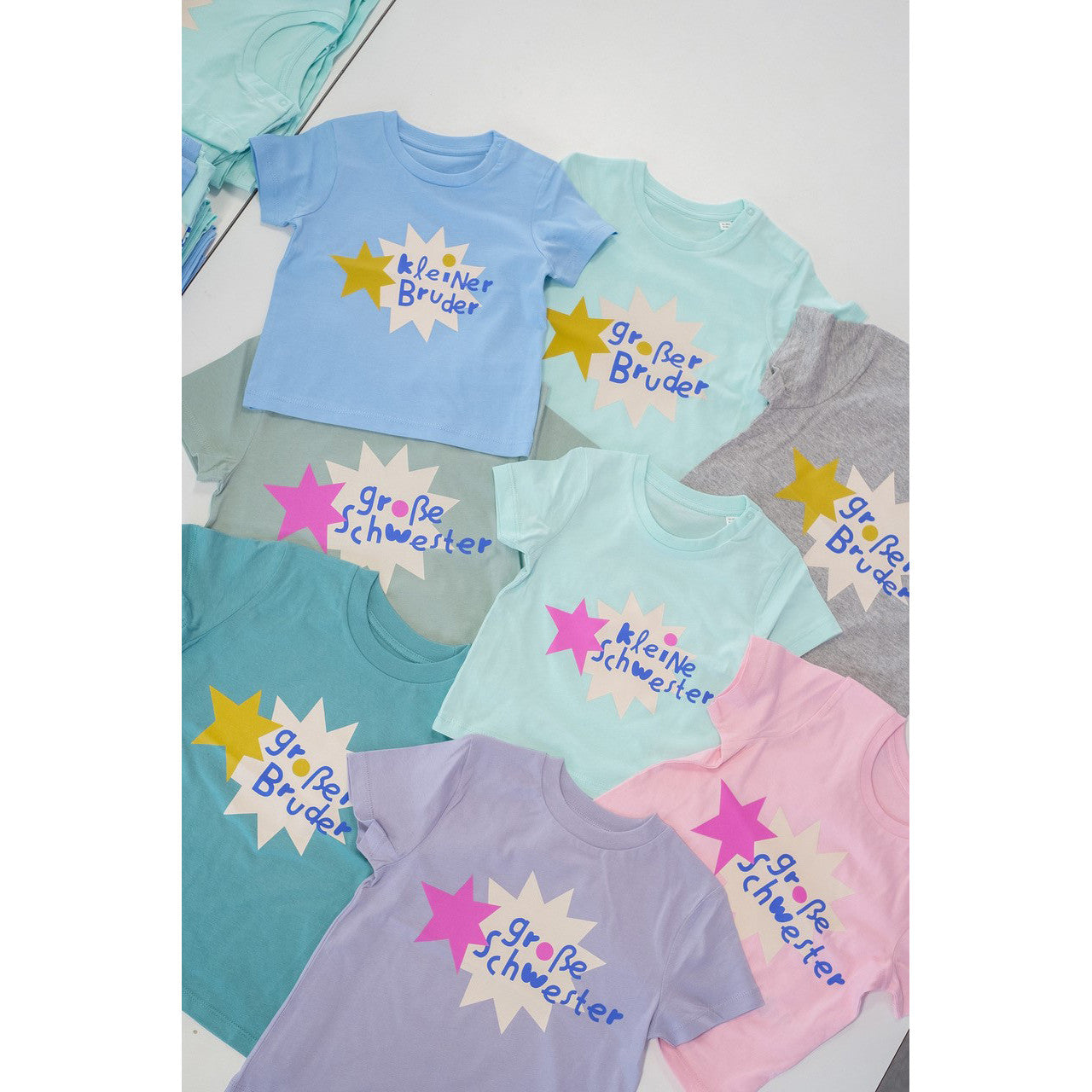 Geschwistershirt kleiner Bruder blue soul