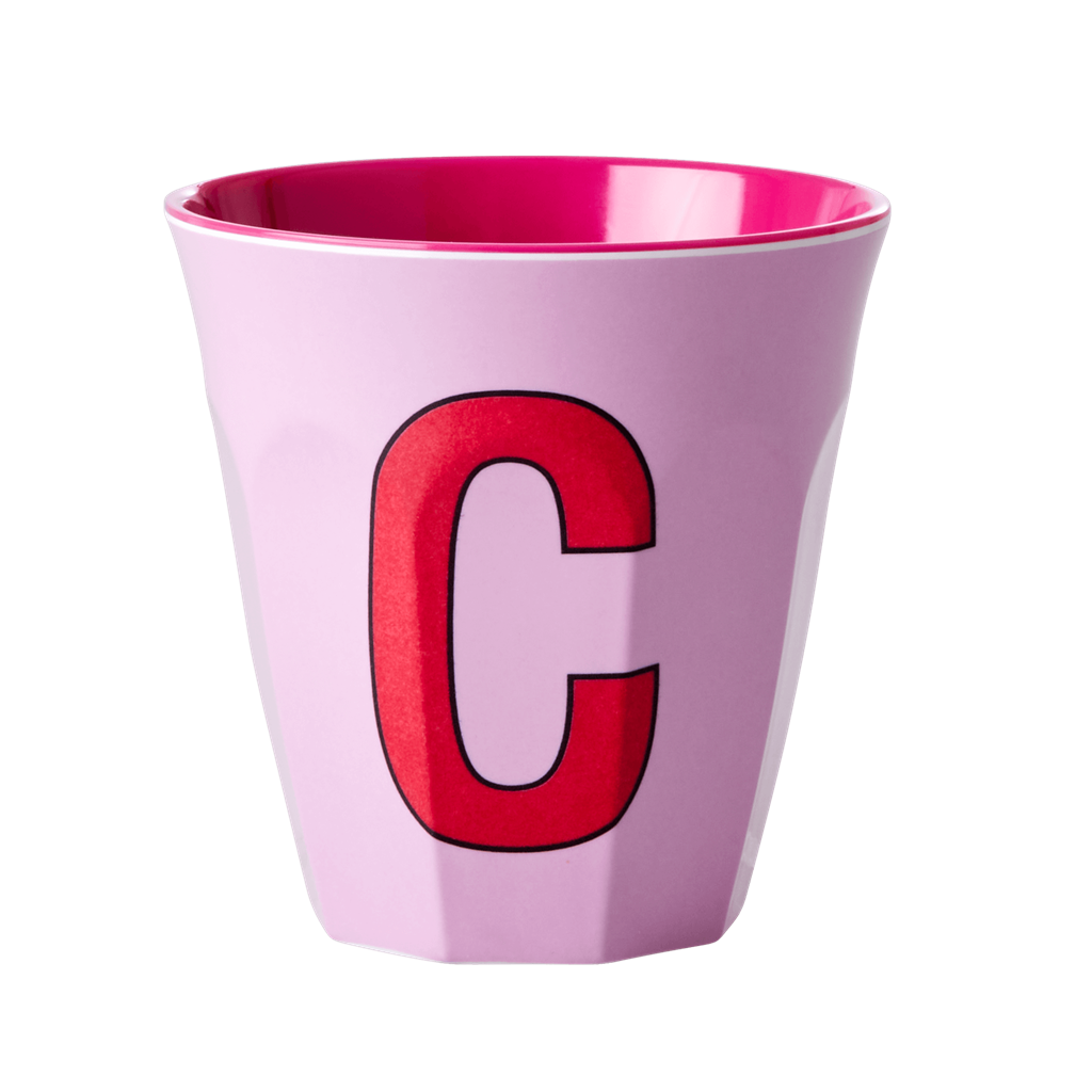 Buchstabenbecher Pink C
