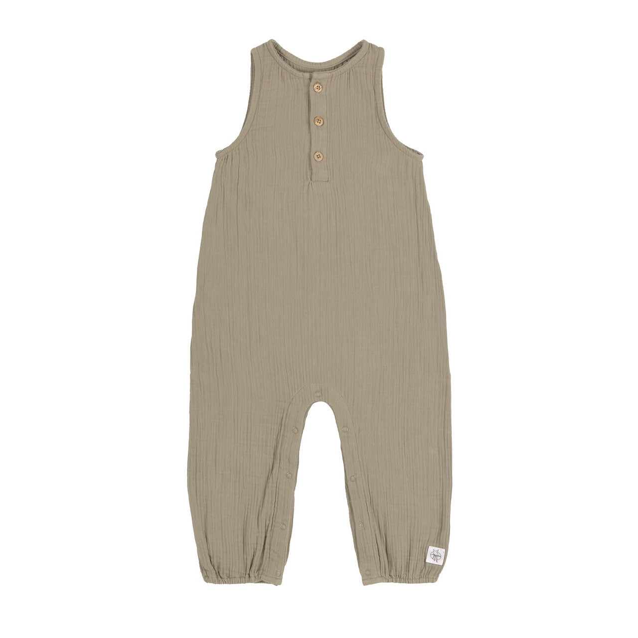 Baby Jumpsuit GOTS Oliv
