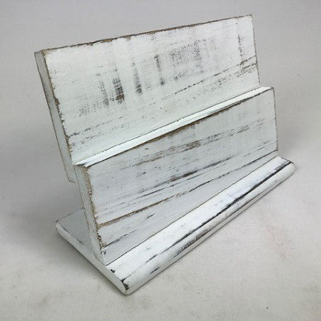 Buchstabenbrett doppelt 20 cm weiß
