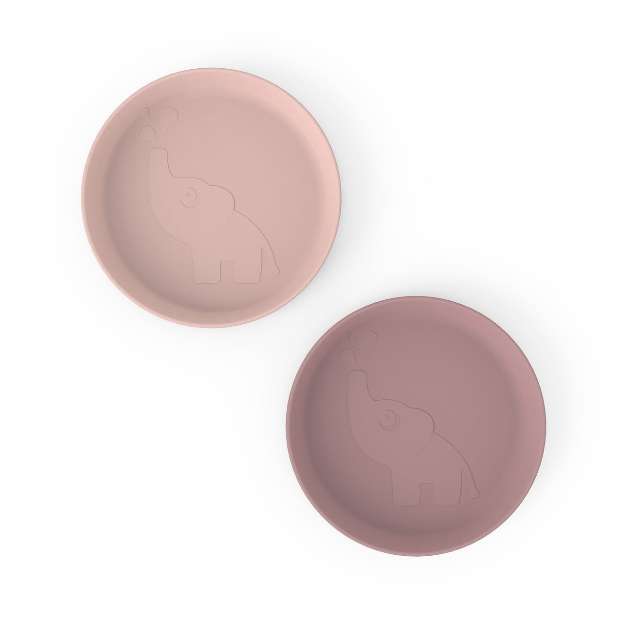 Kinderteller rosa Kiddish plate Elphee Hellrosa