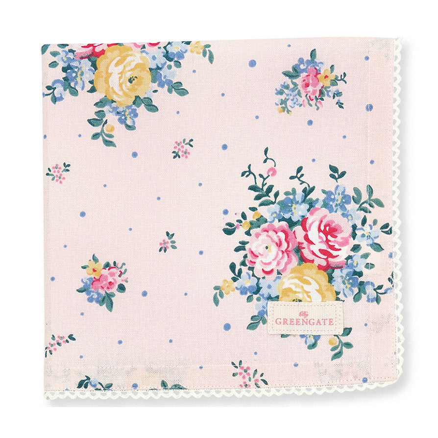 Stoffserviette Laura pale pink