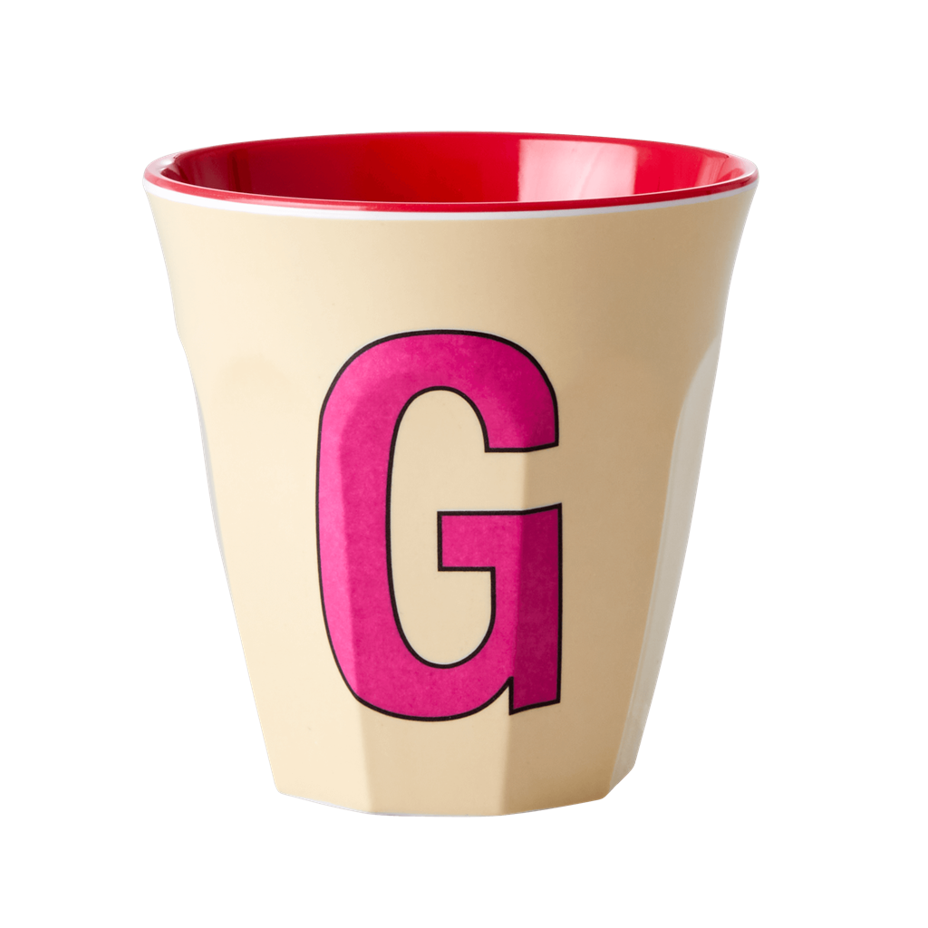 Buchstabenbecher Hellgelb G
