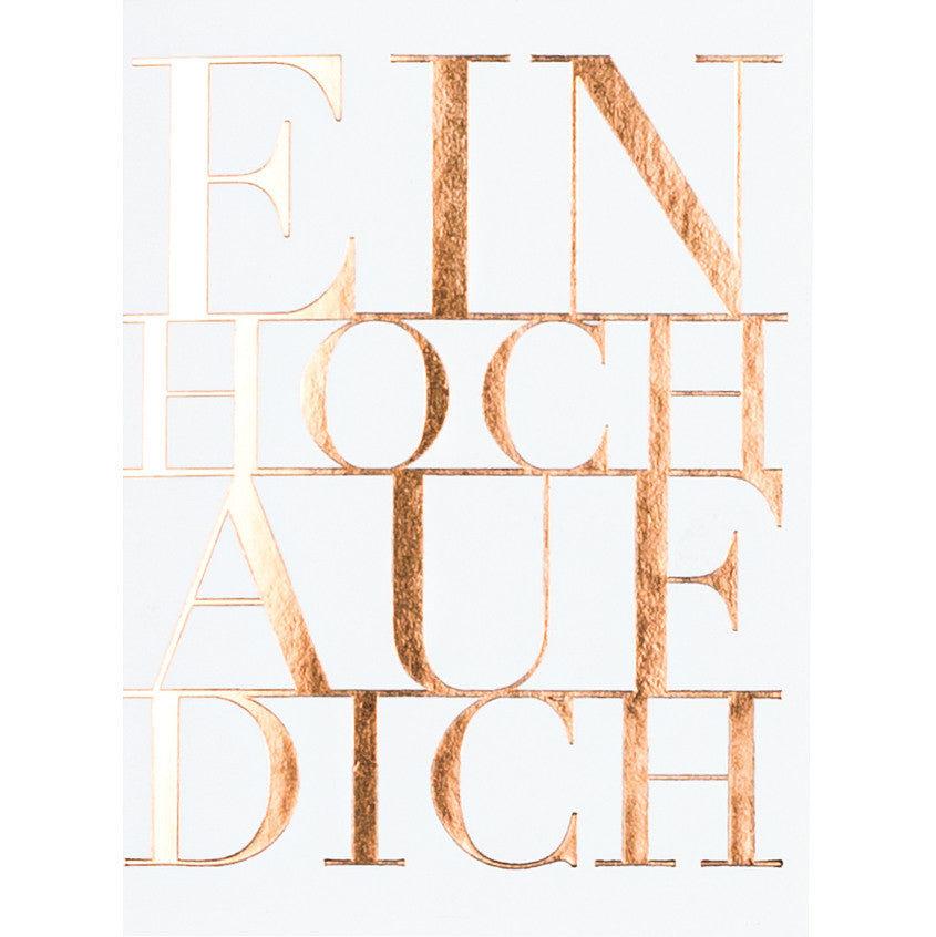 Minikarten Ein Hoch auf dich