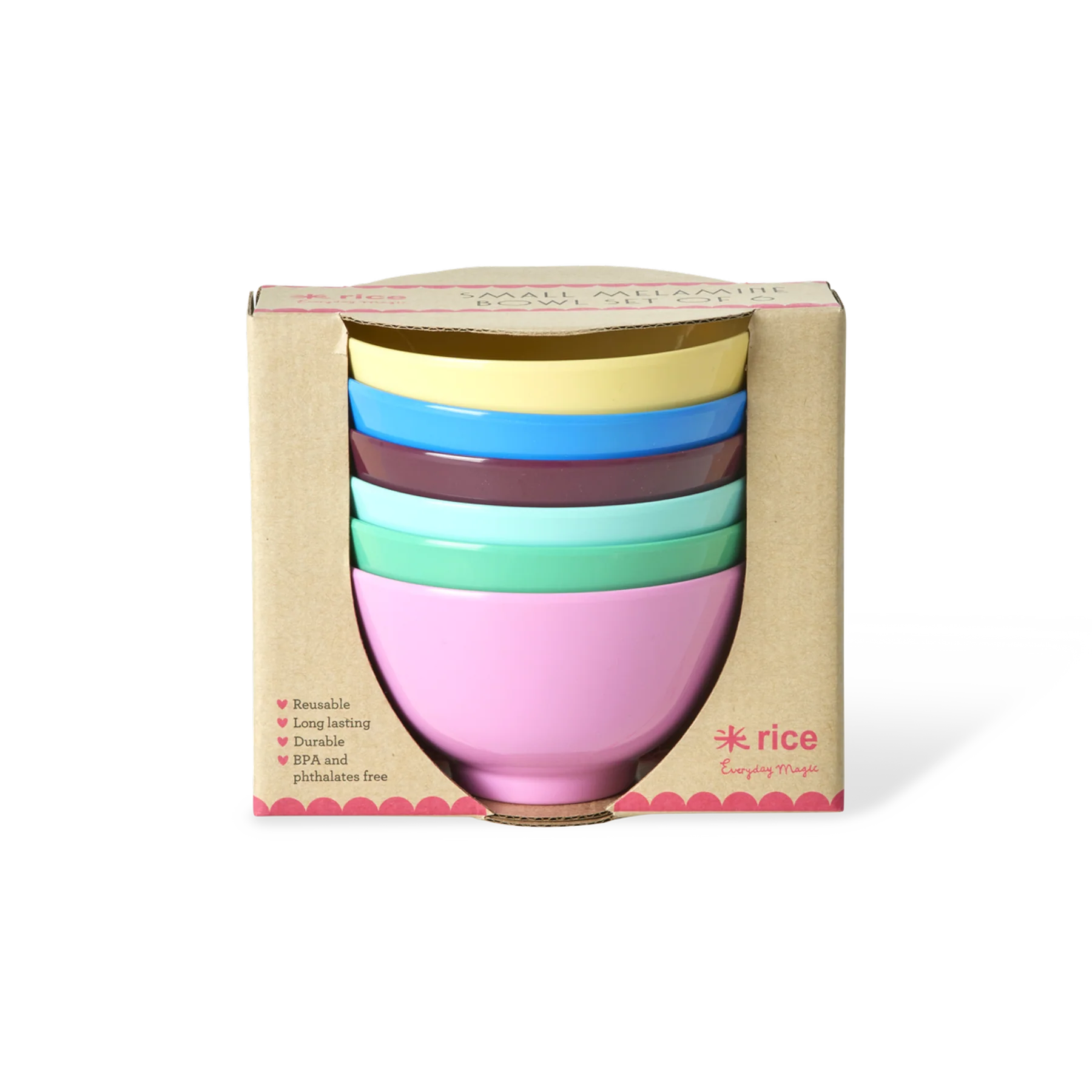 Kleine Melamin Schüssel Hellblau