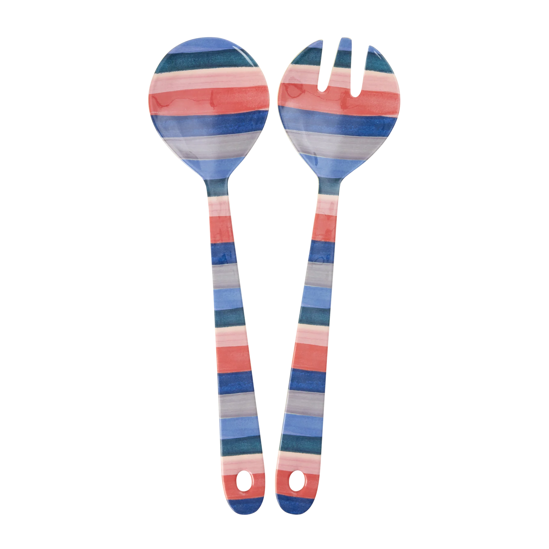Melamin Salatbesteck N.Y. Minute Stripes