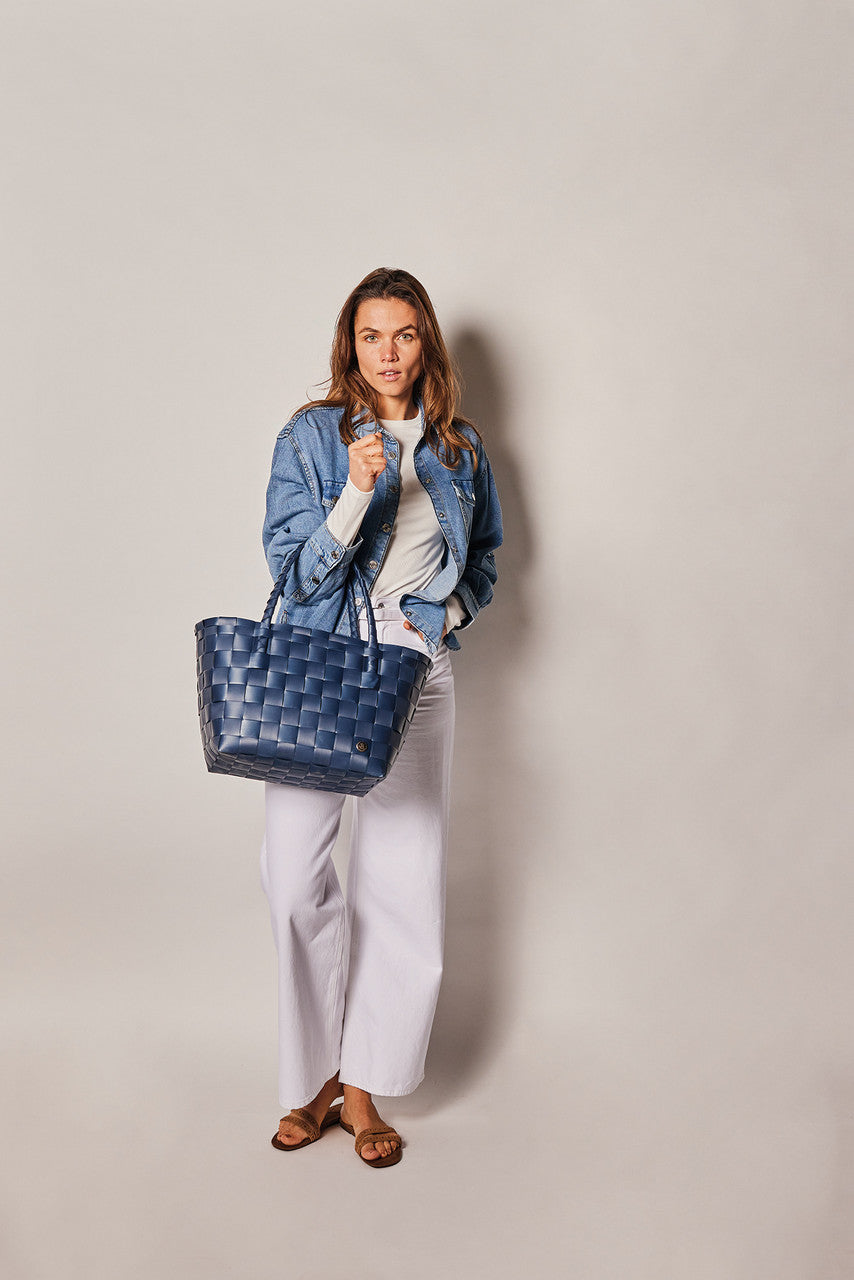 Shopper Paris fat strap size S Night Blue