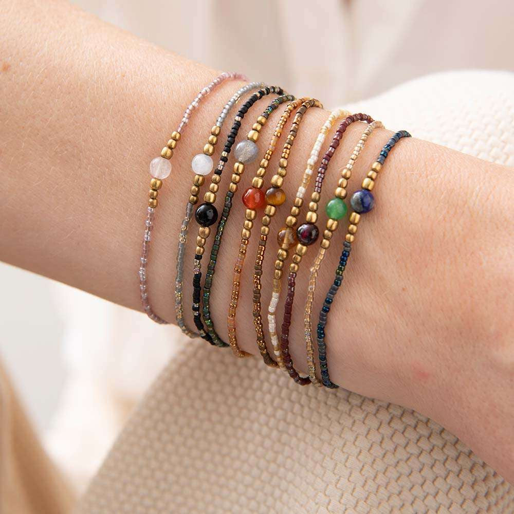 Iris Card Citrin Goldfarbig Armband