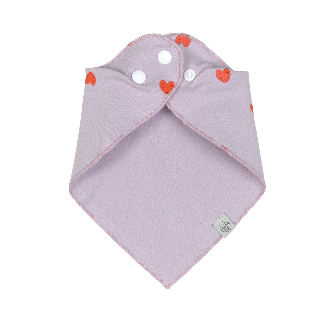 Dreieckstuch Baby Happy Rascals Smile rosa - 2 Stk